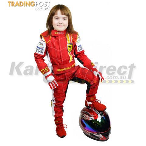 Go Kart SQ Racing Race Suit Approx. 6yo - ALL BRAND NEW !!!