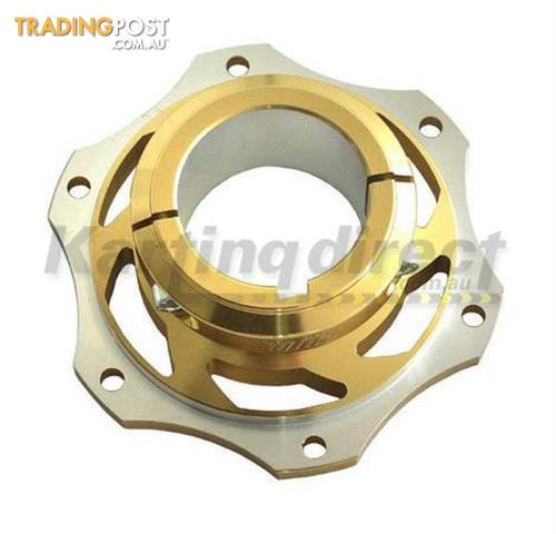 Go Kart Brake Disc Carrier 50mm Gold 8mm Keyway - ALL BRAND NEW !!!