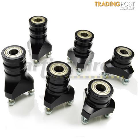 Go Kart Front Mini Hub Set Black Medium Suit 17mm x 90mm stub axles - ALL BRAND NEW !!!