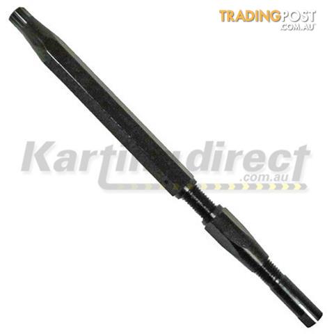 Go Kart Tie Rod Adjustable Kit with rod ends Black twin - ALL BRAND NEW !!!