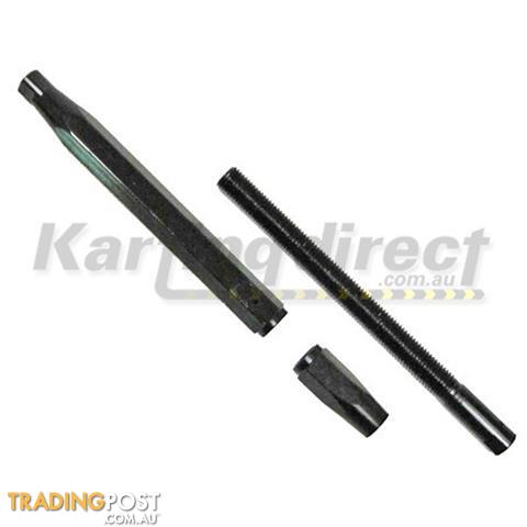 Go Kart Tie Rod Adjustable Kit with rod ends Black twin - ALL BRAND NEW !!!