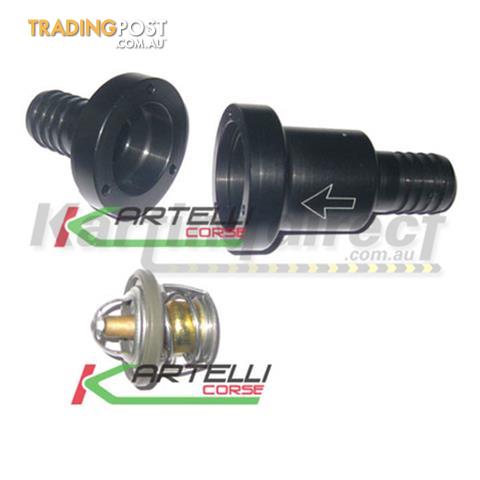 Go Kart Inline Thermostat  Kartelli Corse 90 degree - ALL BRAND NEW !!!