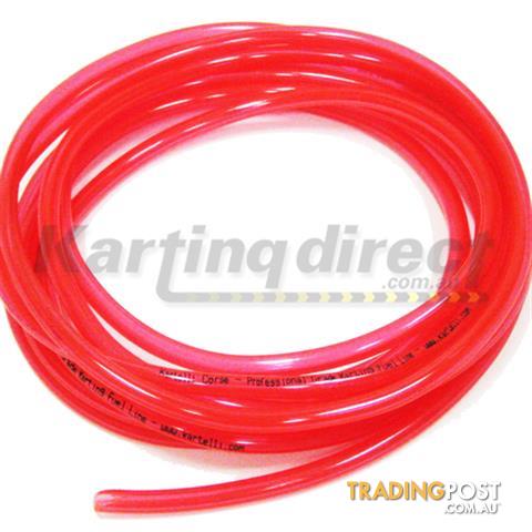 Go Kart GO KART FUEL LINE RED 3 metres  KARTELLI PROFESSIONAL GRADE - ALL BRAND NEW !!!