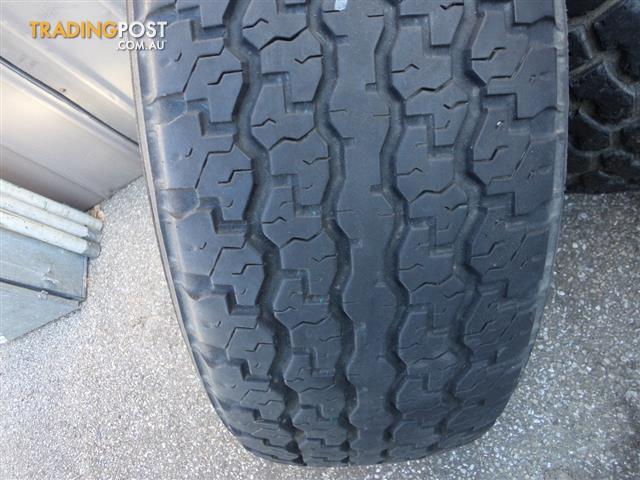 TOYOTA LANDCRUISER 100 SERIES STEEL RIMS WITH TYRES for 