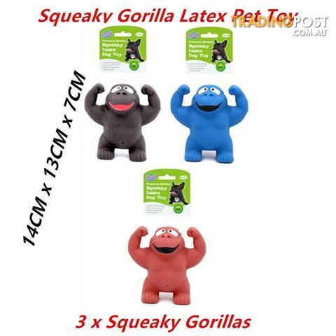 rubber gorilla dog toy