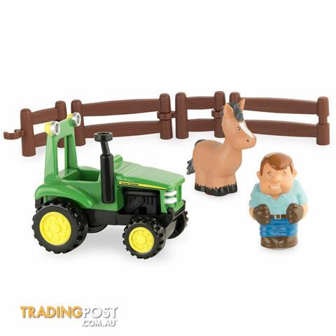 john deere tractor toy with animals