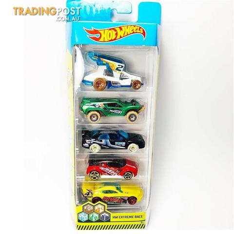 hot wheels extreme race 5 pack