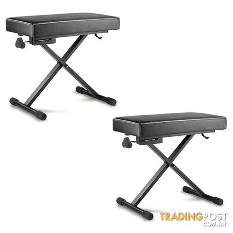 2pk Hercules Ez Height Adjustable X Type Music Keyboard Piano