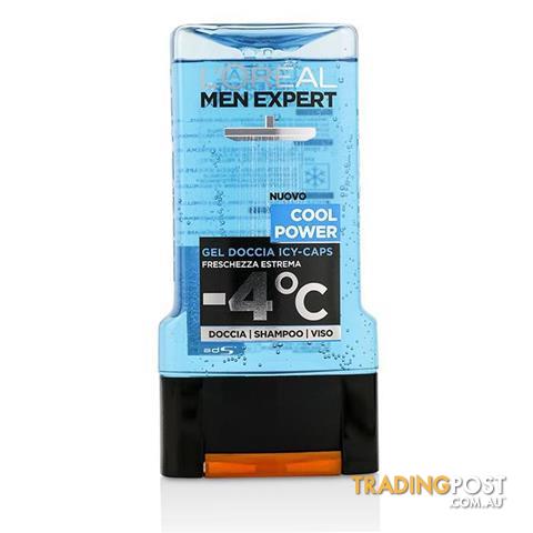 Loreal Men Expert Shower Gel Cool Power For Body Face Hair 300ml