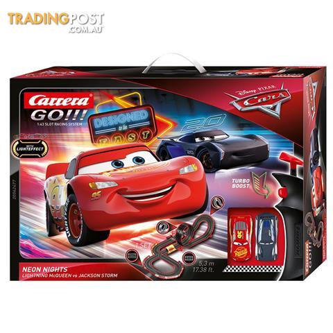 Carrera GO!! Disney/Pixar CARS 3 Fast Friends 1/43 slot car race set 62419 