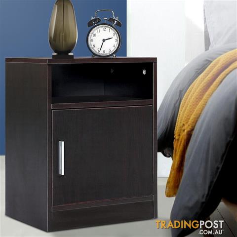 Artiss Bedside Tables Drawers Side Table Storage Cabinet Wood Big Nightstand