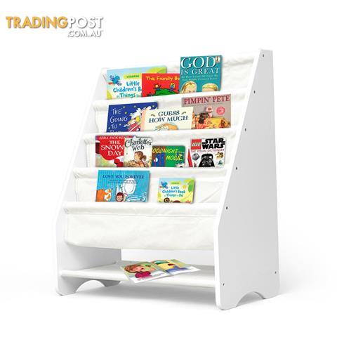 Kids Bookshelf Wooden Magazine Bookcase Storage Display
