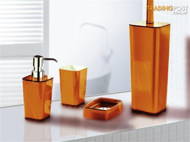 Orange Kleine Wolke Easy Soap Dispenser, Bathroom Accessories Orange Nsw