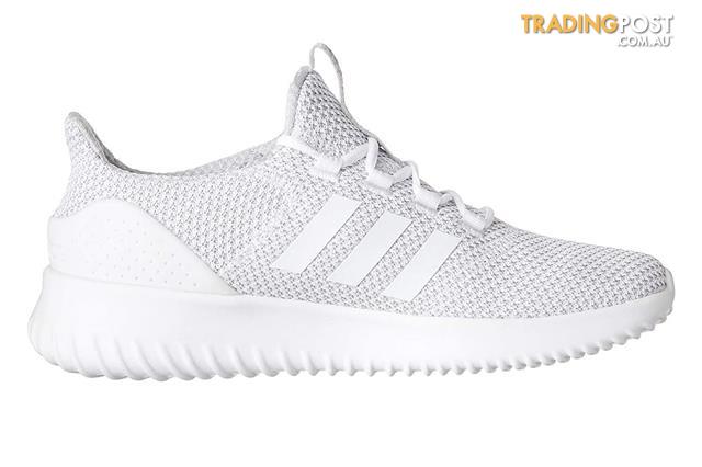 Adidas Neo Mens Cloudfoam Ultimate Shoe White Grey Size 11 5 UK Adidas Neo Mens Cloudfoam Ultimate Shoe White Grey Size 11 5 UK