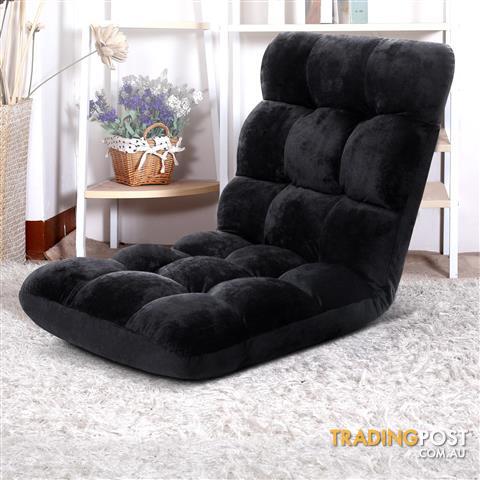 Artiss Floor Sofa Lounge Chair Futon Folding Adjustable Recliner