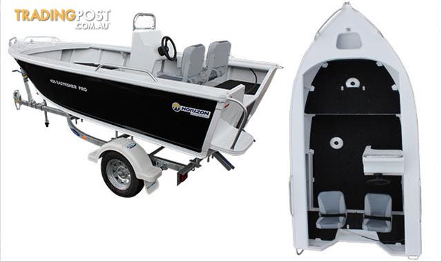 horizon 465 easy fisher centre/side console aluminium boat