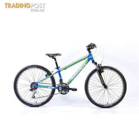 blue and green bike