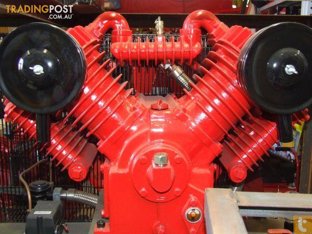 Air Compressor Pump 52 CFM 4 Cylinder 2 Stage 