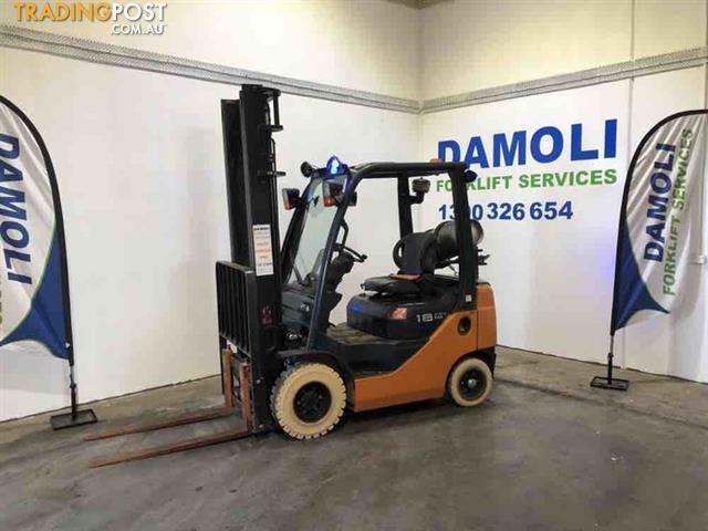 1 8 Toyota Forklift With Non Marking Tires