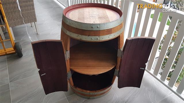 Bargain Barrel Wine Barrel Cabinet