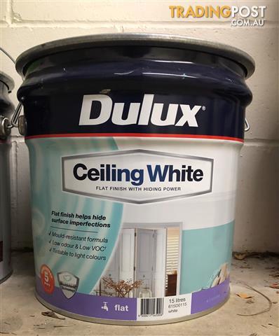 Dulux Ceiling White Resene Double Alabaster 15lt
