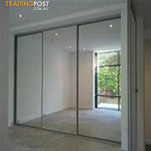 Mirrored And Timber Sliding Wardrobe Doors Custom Made