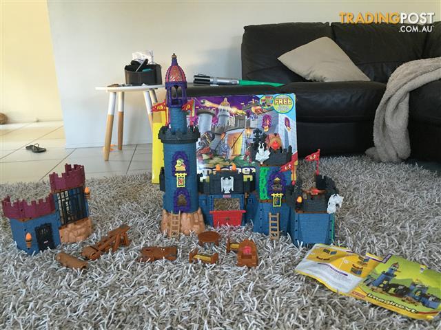 Fisher Price Imaginext Battle Castle Instructions Fisher Price Imaginext Battle Castle With Enemy Dungeon 78333 And Extra Knights