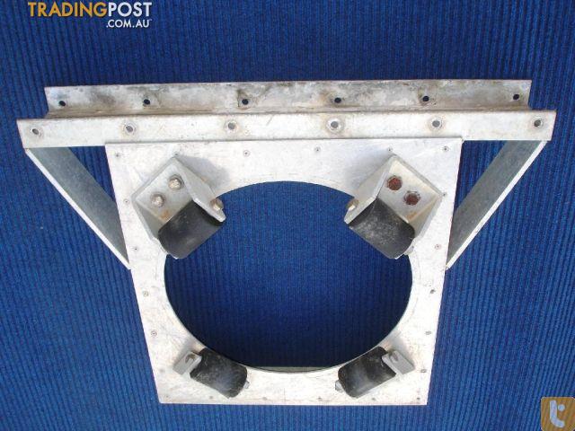 Pontoon Pile Brackets -  Aluminum 4 x Wheel - Second Hand