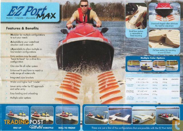 Jet Ski Dock - Ez Port Max Drive On Docking System