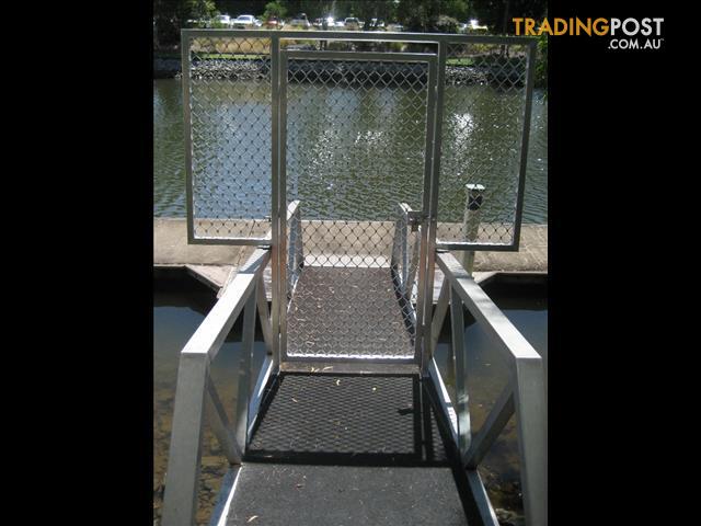 Pontoon Catwalk System Security Gate System 