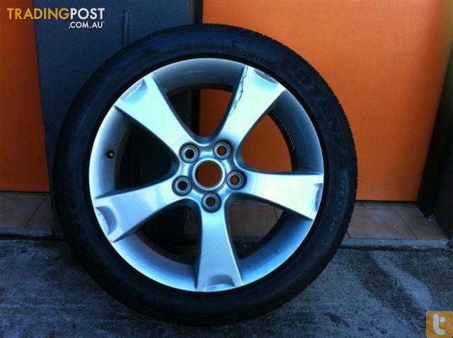 MAZDA SP23 17 INCH GENUINE ALLOY WHEEL. ONLY 1 TYRE! 
