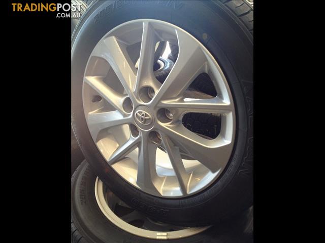 TOYOTA COROLLA MY13 CONQUEST 16" GENUINE ALLOY WHEELS