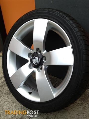 HOLDEN VE SS-V 19INCH GENUINE ALLOY WHEELS & TYRES