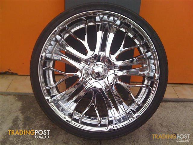 INCUBUS PARANORMAL 24 INCH CHROME ALLOY WHEELS 