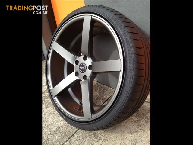 SSW STELLA II CONCAVE 20 INCH STG MATT GREY ALLOY WHEELS ...