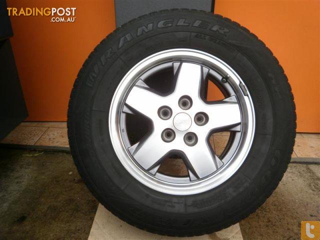 WHEELS & TYRES JEEP CHEROKEE LIMITED 16" GENUINE ALLOYS
