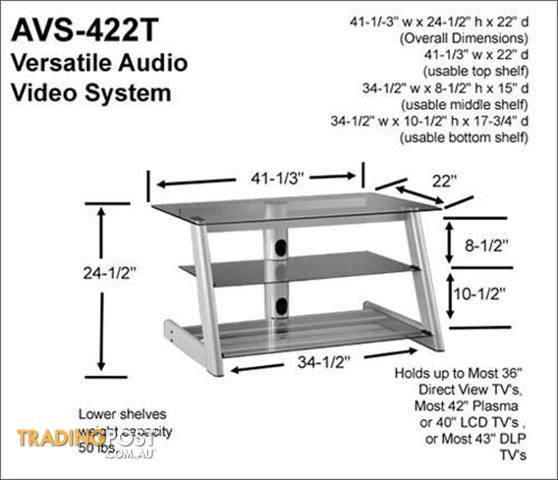 Bell'O AVS422 TV Stand at 25% off!