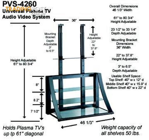 Bell'O PVS4260 AV Stand inc TV bracket