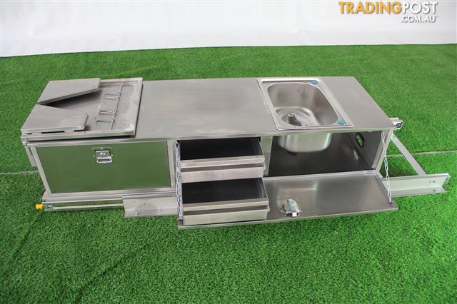 slide out camp kitchen with sink