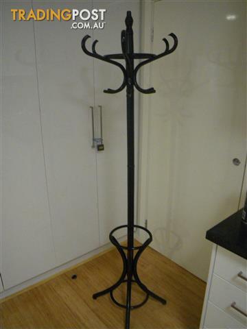 timber hat coat stand