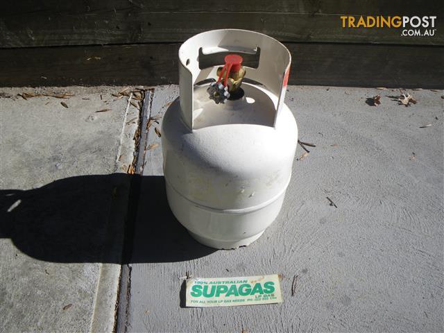 FULL 4KG SUPAGAS TANK PORTABLE LPG CYLINDER BBQ GAS BOTTLE FUEL STORAGE ...