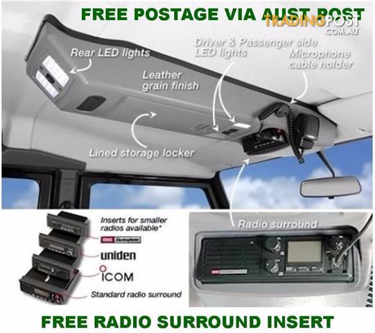 OUTBACK ACCESSORIES ROOF CONSOLE OFF ROAD 4X4 TOYOTA PRADO 120 SERIES 2003-2009