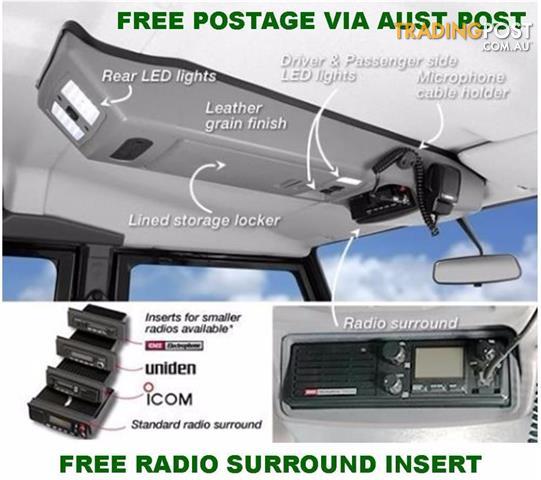 OUTBACK ACCESSORIES ROOF CONSOLES TOYOTA LANDCRUISER WAGON 76 SERIES SRS 09 ON...