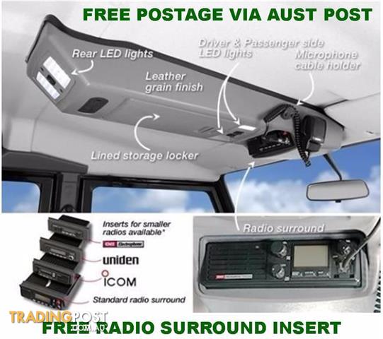 OUTBACK ACCESSORIES ROOF CONSOLES NISSAN NAVARA D40 DUAL CAB/KING CAB 4X4 2005 ON...