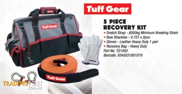 4X4 4WD TUFF GEAR OFF ROAD ACCESSORIES RECOVERY KIT USE WITH WINCH