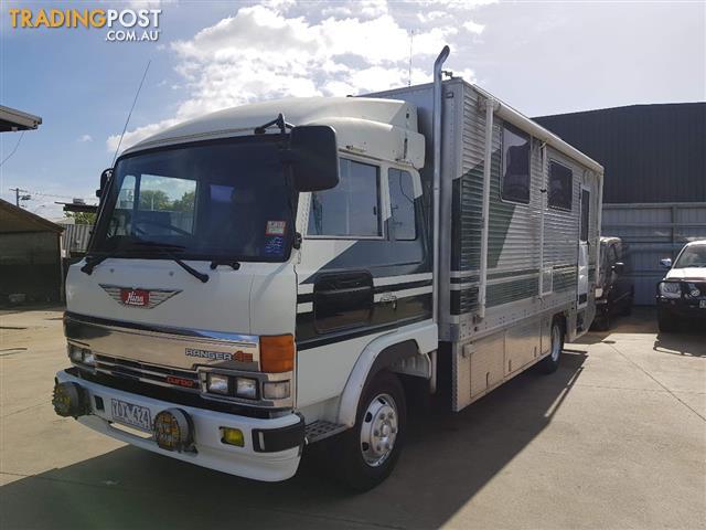 HINO-RANGER-4E-CAMPER-MOTOR-HOME-TRUCK-TURBO-DIESEL-ONLY-107-286-KS ...