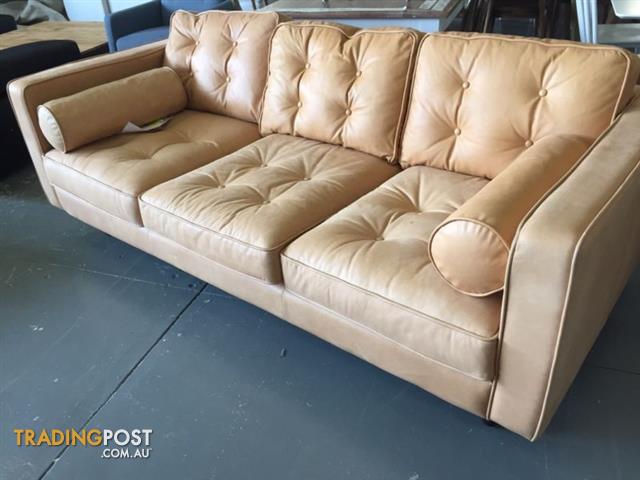 copenhagen 2.5 seat leather sofa