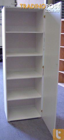 White Melamine Linen Pantry Cupboard