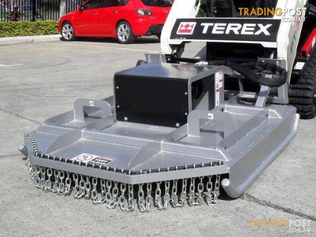  1280mm Terex Track Loader Slasher / Brush Cutter attachment Terex PT30 Pick Up 