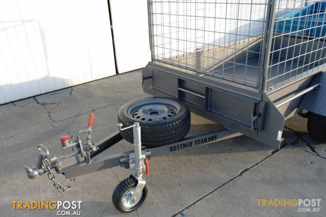  - 7x4 CAGE TRAILER WITH RAMPS